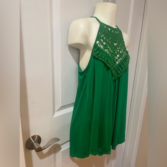 Crochet Lace Halter Tank Top - Picture 4 of 8